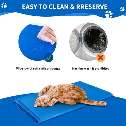 Pet Dog Cooling Mats Self Cool Gel Mat For Dogs Cats Heat Relief Pad